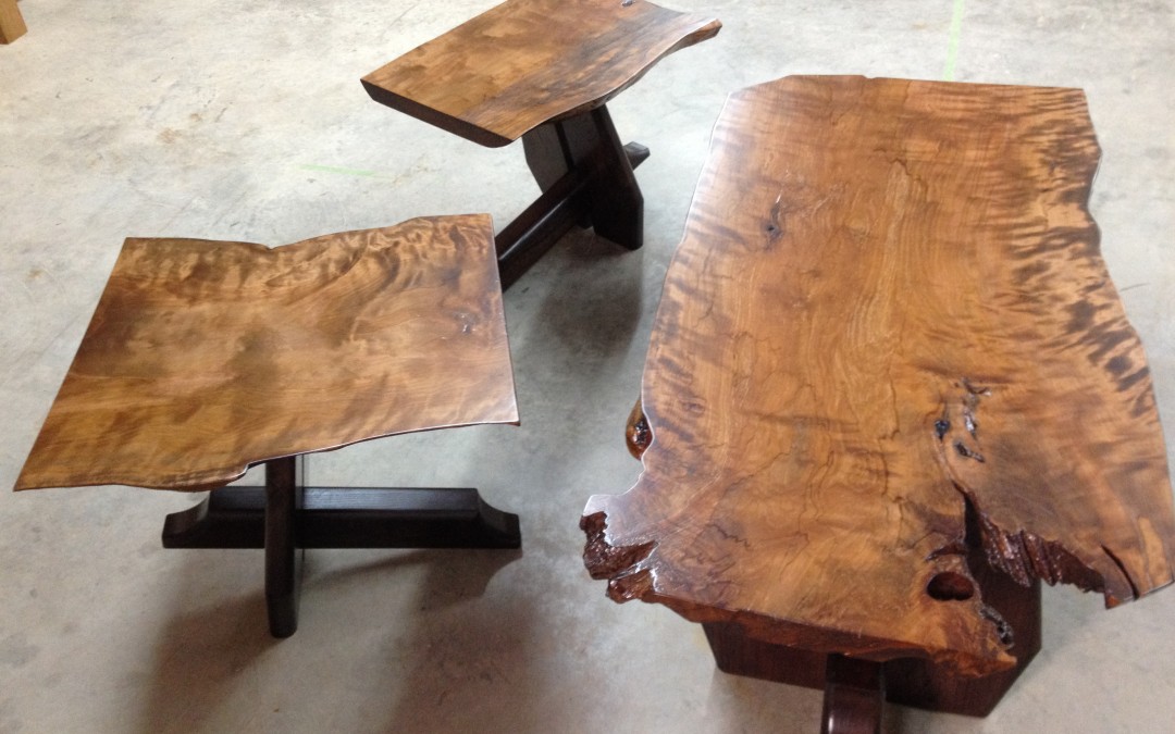 Birch and Elm Coffee Table Set